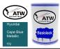 Preview: Hyundai, Cape Blue Metallic, YV: 500ml Lackdose, von ATW Autoteile West.